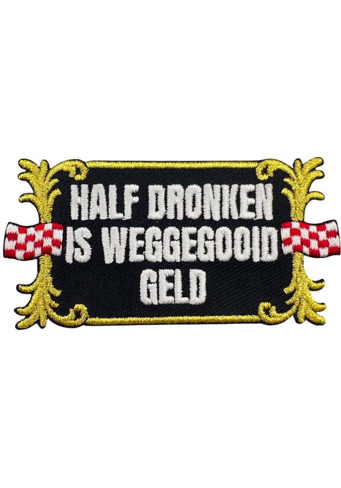 Half Dronken - Brabant Embleem - - Carnavalsjas Store