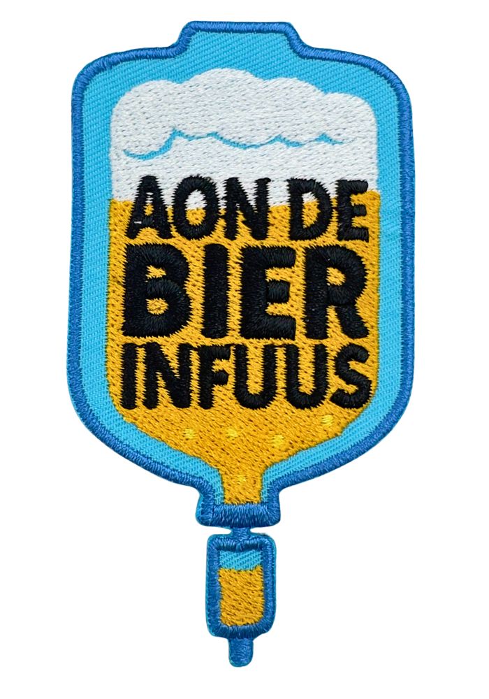 Aon De Bier Infuus - Carnavals Embleem - - Carnavalsjas Store