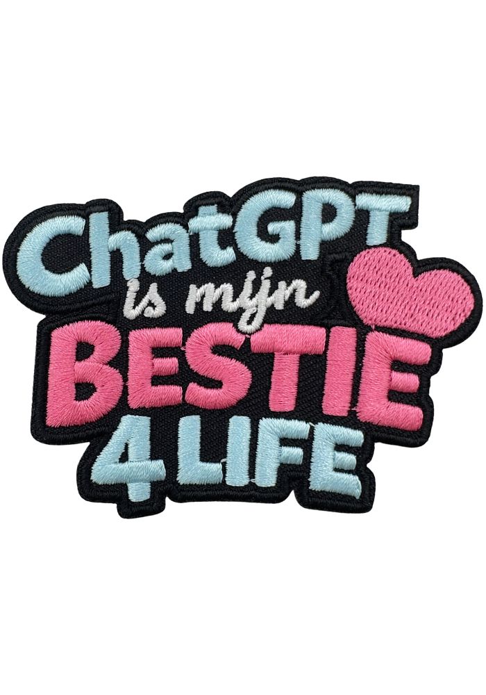 ChatGPT Is Mijn Bestie - Carnavals Embleem - - Carnavalsjas Store