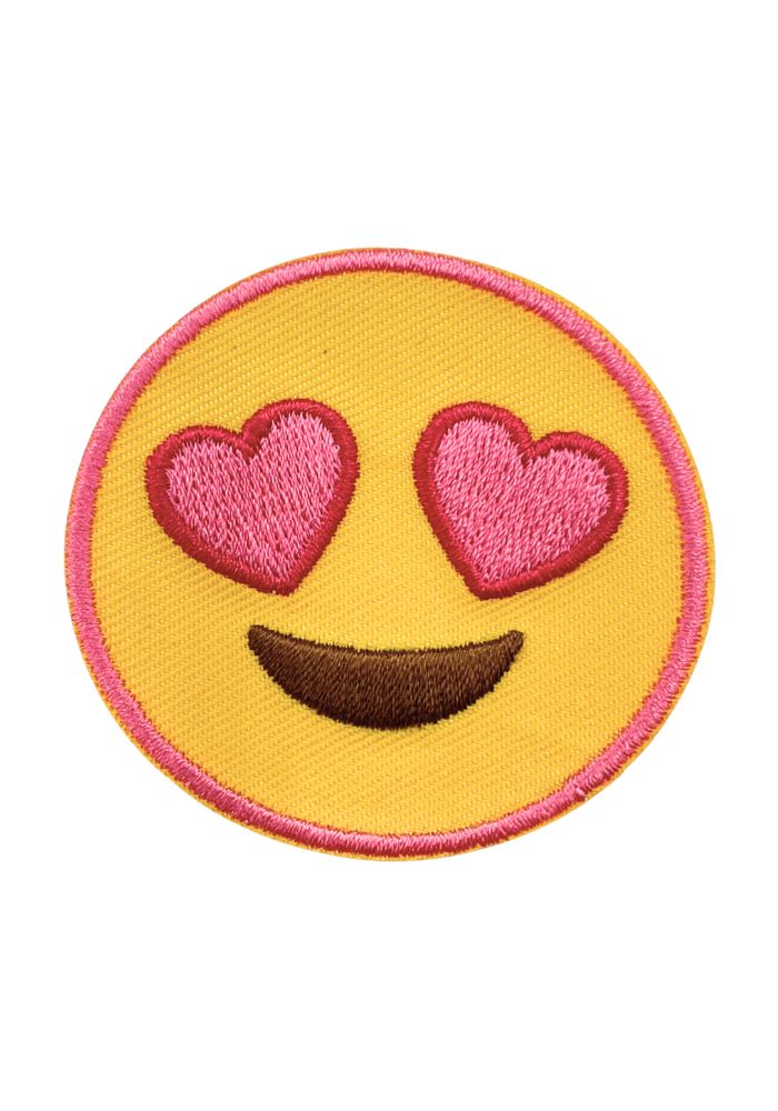 Emoji Hartjes Ogen - Carnavals Embleem - - Carnavalsjas Store