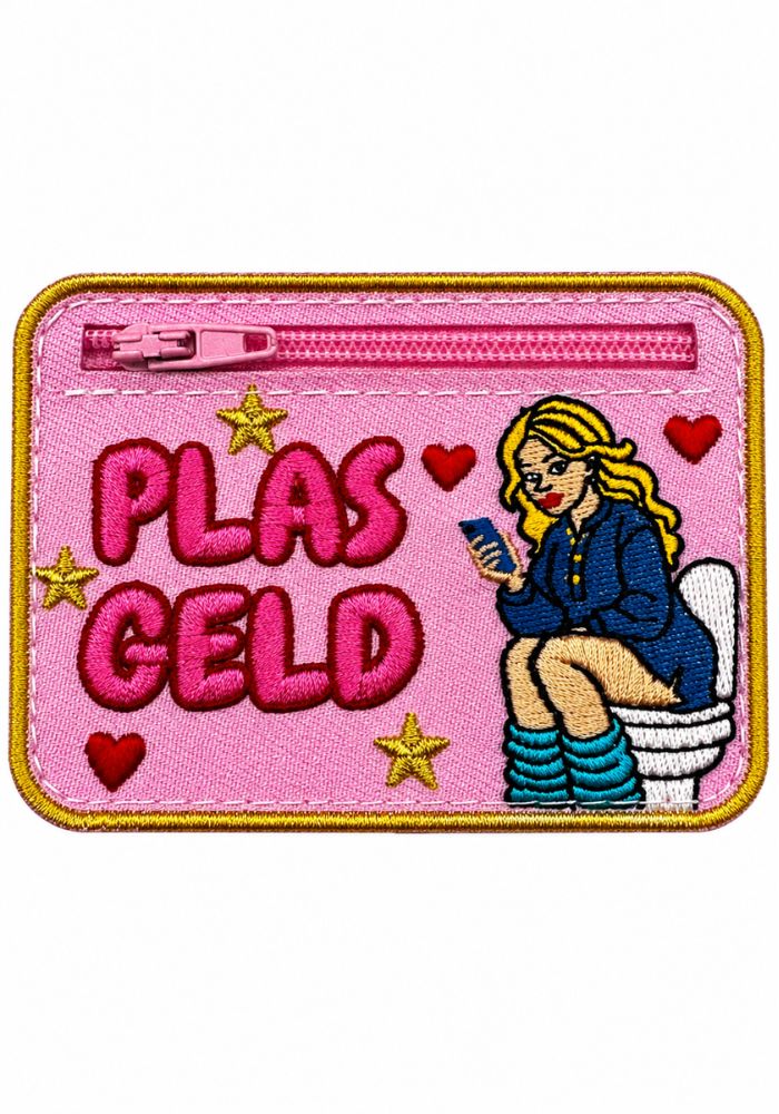 Plasgeld Portemonnee Roze - Carnavals Embleem - - Carnavalsjas Store