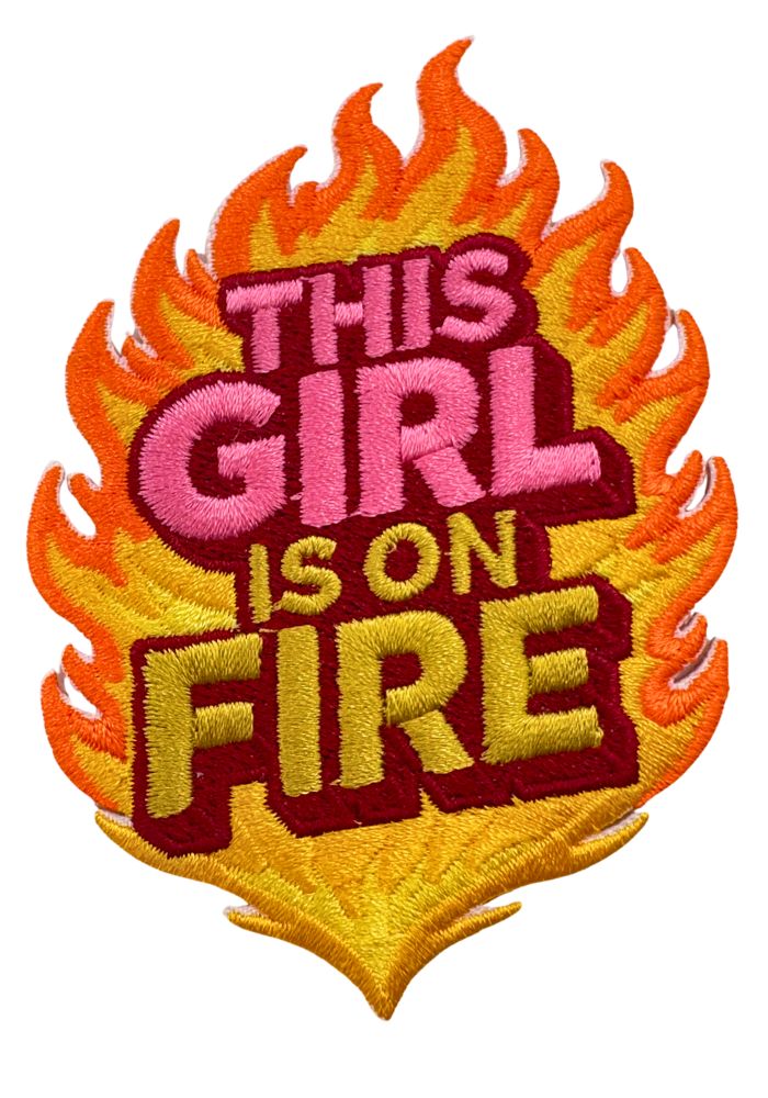 This Girl Is On Fire - Carnavals Embleem - - Carnavalsjas Store