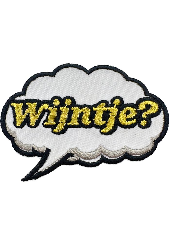Wijntje? - Carnavals Embleem - - Carnavalsjas Store