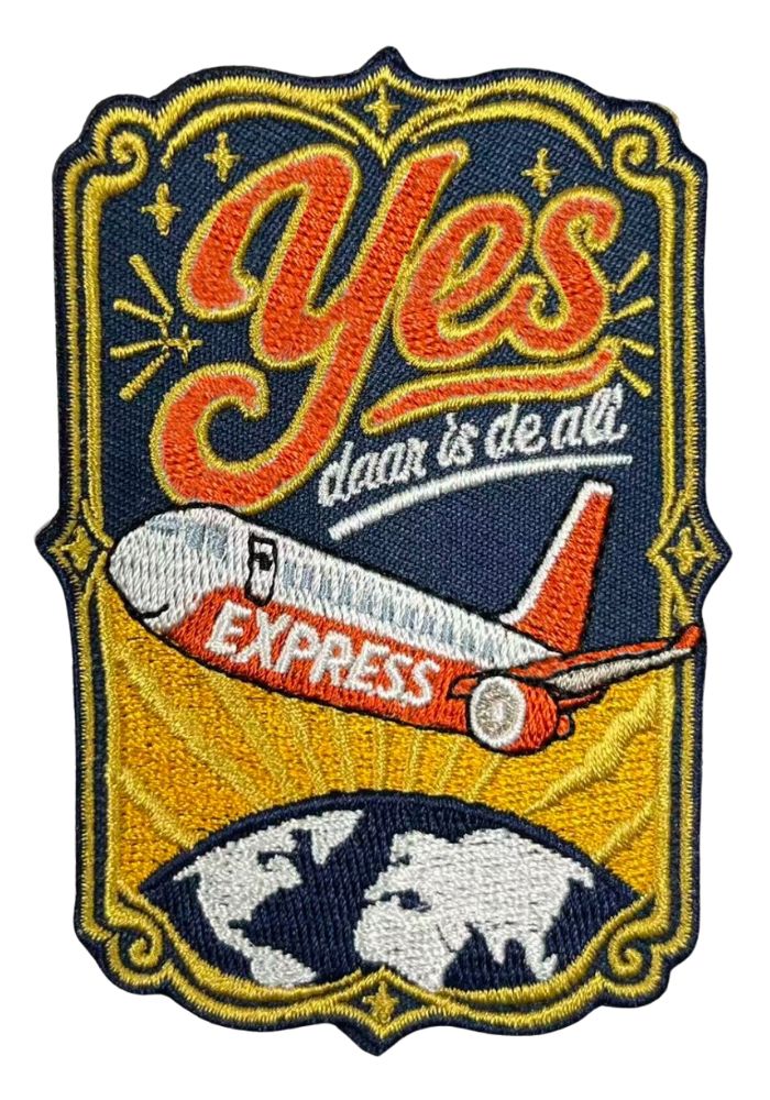 Yes, Daar Is De Ali Express - Carnavals Embleem - - Carnavalsjas Store