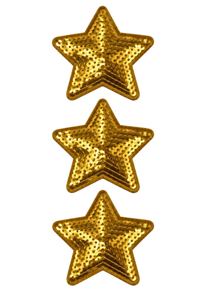 Sterren Pailletten Goud - Carnavals Embleem - - Carnavalsjas Store
