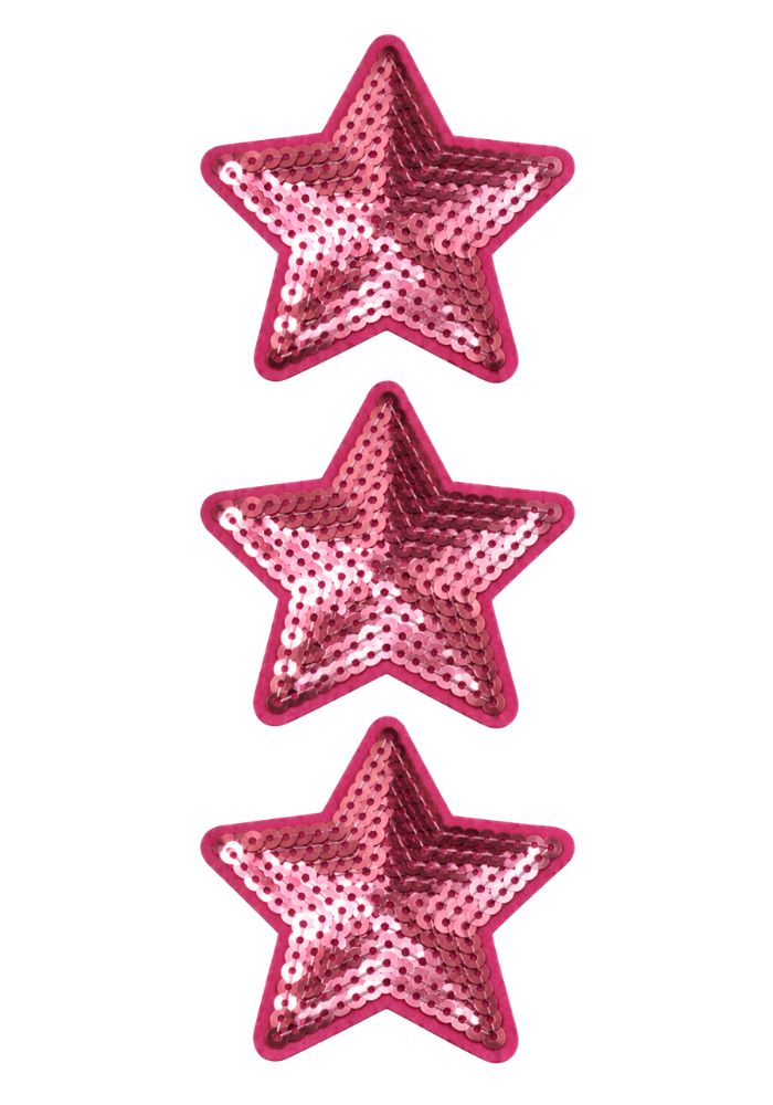 Sterren Pailletten Roze - Carnavals Embleem - - Carnavalsjas Store