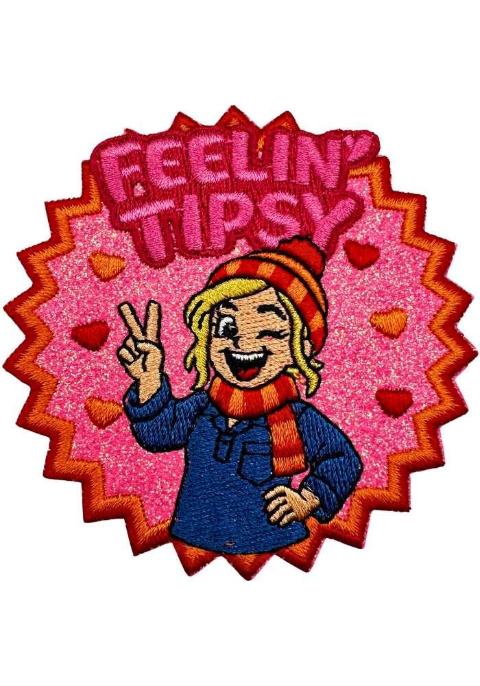 Feelin' Tipsy - Kielegat Embleem - - Carnavalsjas Store