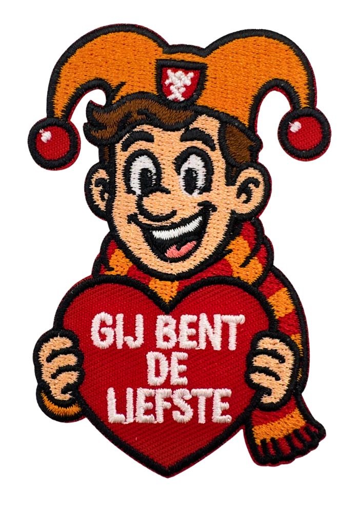 Gij Bent De Liefste - Kielegat Embleem - - Carnavalsjas Store