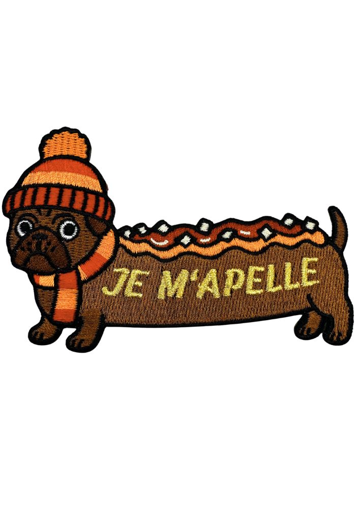 Je M'Apelle - Kielegat Embleem - - Carnavalsjas Store