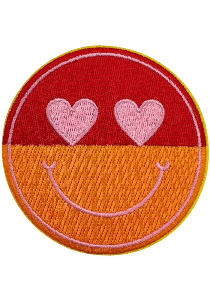 Smiley Hartjes - Kielegat Embleem - - Carnavalsjas Store