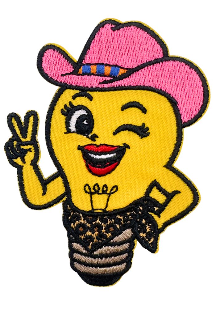 Cowboy Lamp - Lampegat Embleem - - Carnavalsjas Store