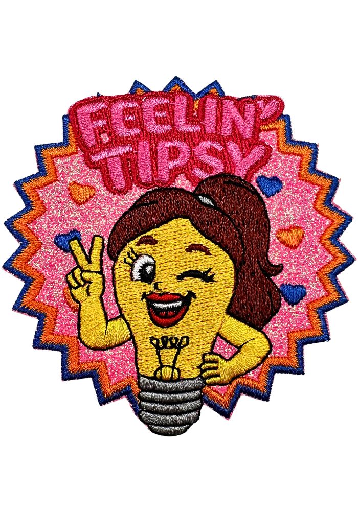 Feelin' Tipsy - Lampegat Embleem - - Carnavalsjas Store