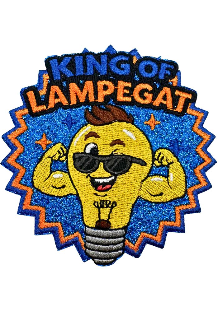 King Of Lampegat - Lampegat Embleem - - Carnavalsjas Store