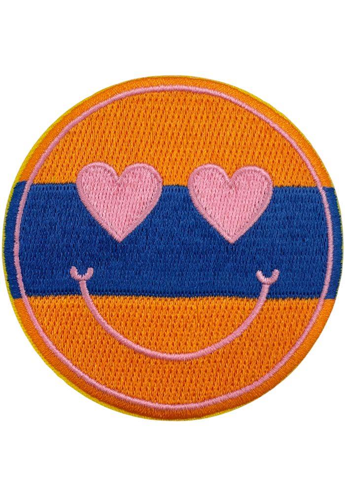 Smiley Hartjes - Lampegat Embleem - - Carnavalsjas Store