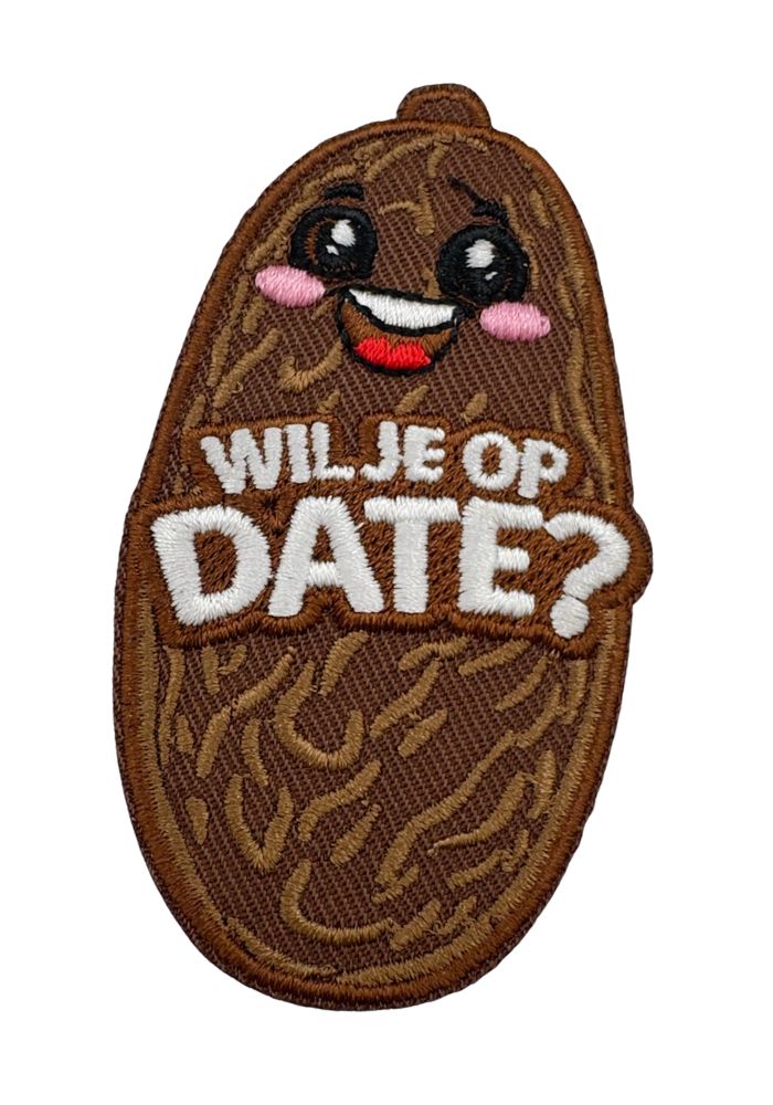 Wil Je Op Date? - Carnavals Embleem - - Carnavalsjas Store