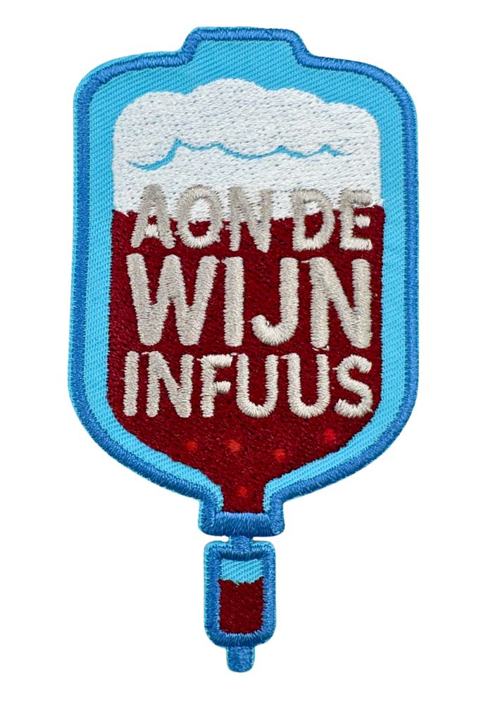 Aon De Wijn Infuus - Carnavals Embleem -  - Carnavalsjas Store