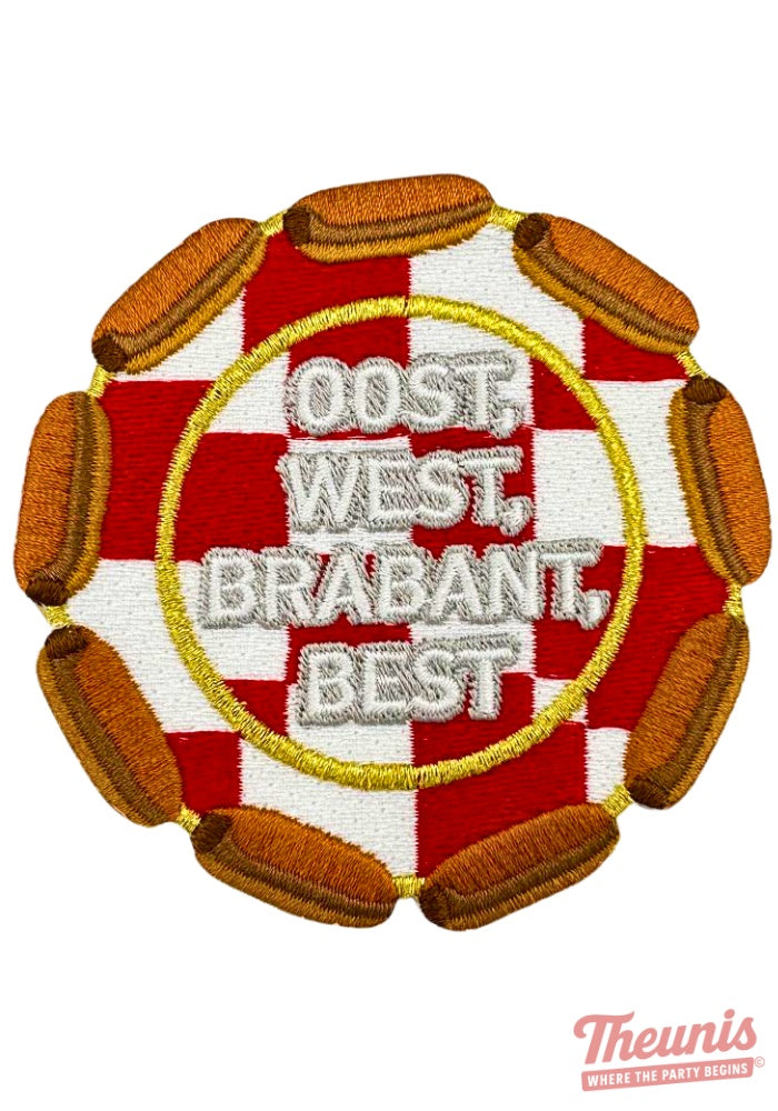 Oost, West, Brabant, Best - Carnavals Embleem -  - Carnavalsjas Store