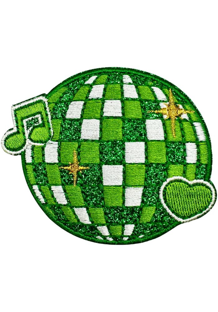 Discobal Groen - Carnavals Embleem -  - Carnavalsjas Store