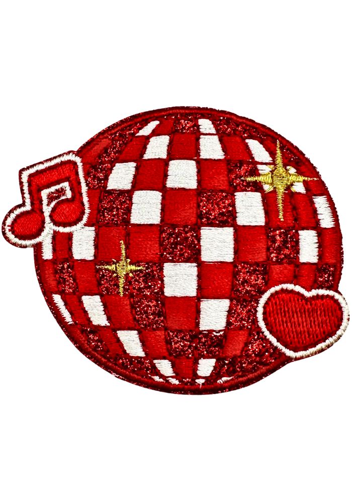 Discobal Rood - Carnavals Embleem -  - Carnavalsjas Store