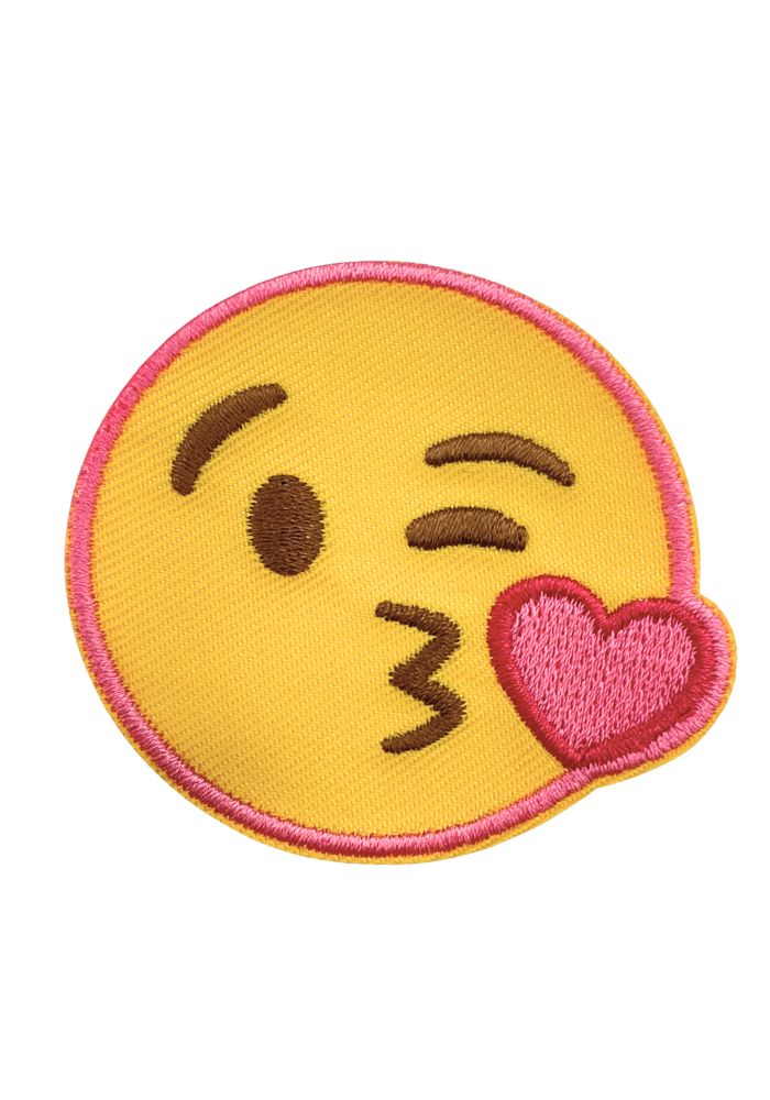 Emoji Kussend - Carnavals Embleem -  - Carnavalsjas Store