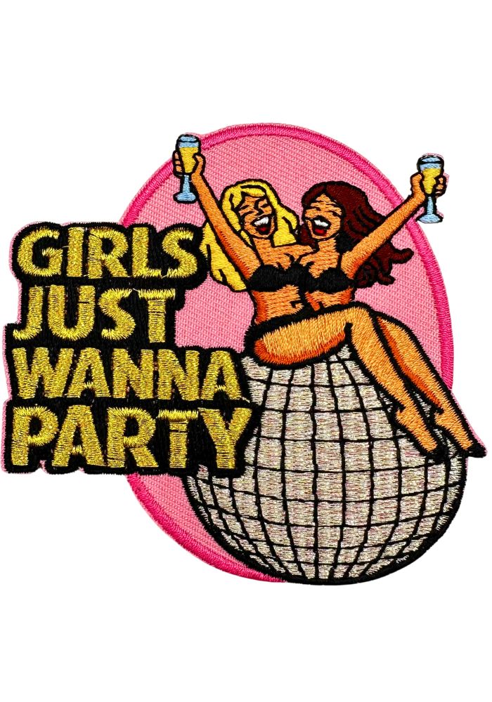 Girls Just Wanna Party - Carnavals Embleem -  - Carnavalsjas Store