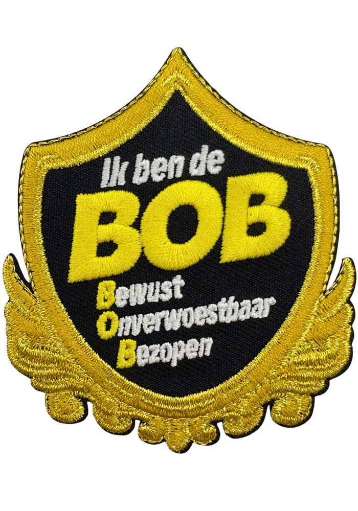 Ik Ben De BOB - Carnavals Embleem -  - Carnavalsjas Store