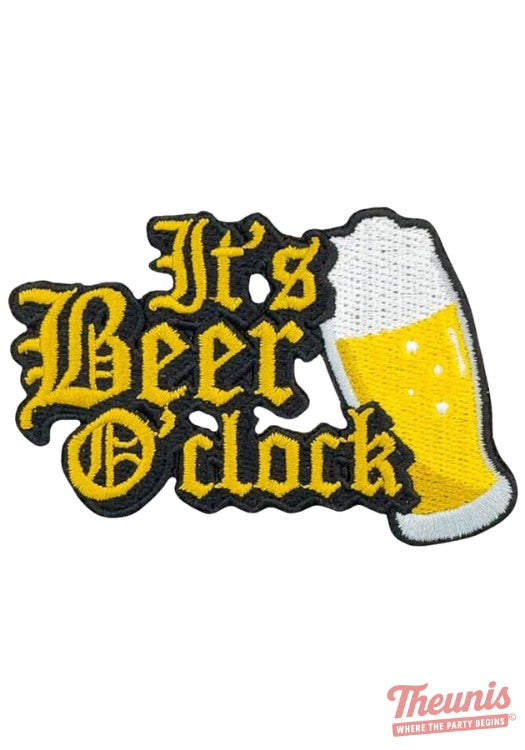 It's Beer O'Clock - Carnavals Embleem -  - Carnavalsjas Store