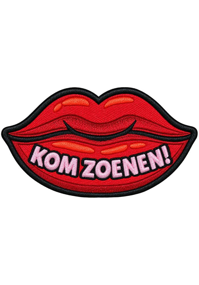 Kom Zoenen! - Carnavals Embleem -  - Carnavalsjas Store