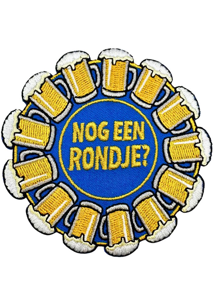 Nog Een Rondje? - Carnavals Embleem -  - Carnavalsjas Store