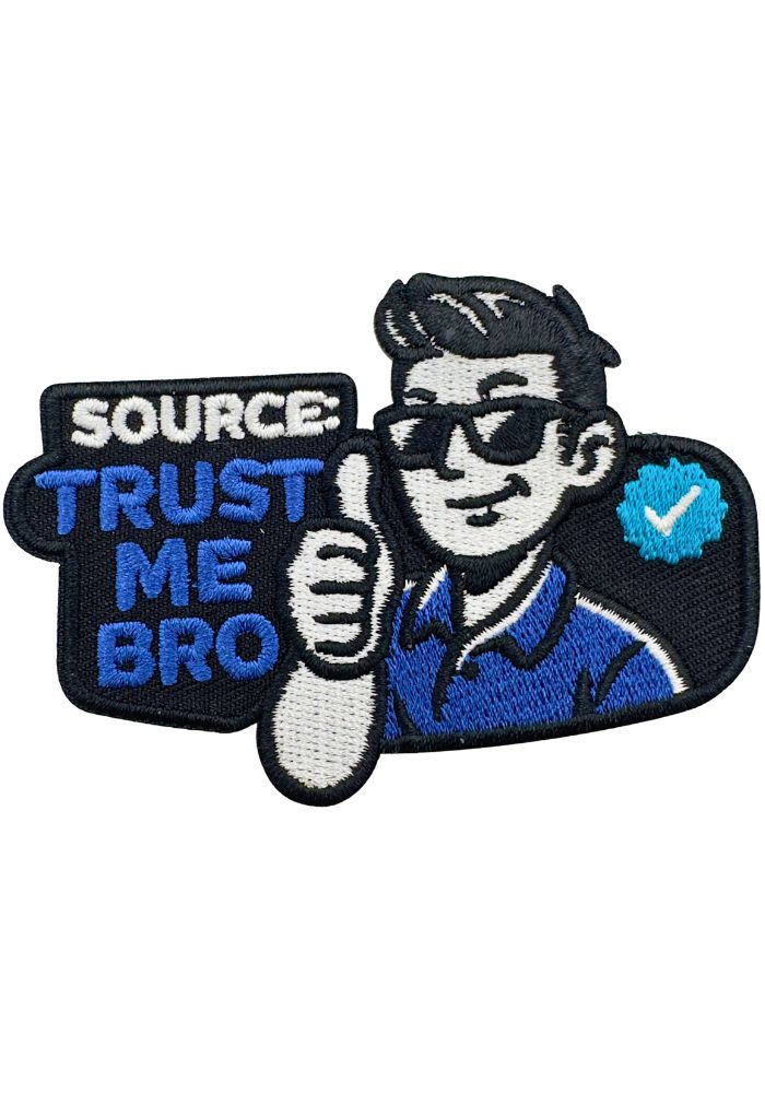 Trust Me Bro - Carnavals Embleem