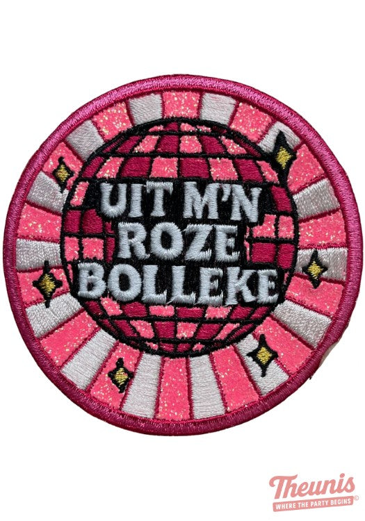 Uit M'n Roze Bolleke - Carnavals Embleem -  - Carnavalsjas Store