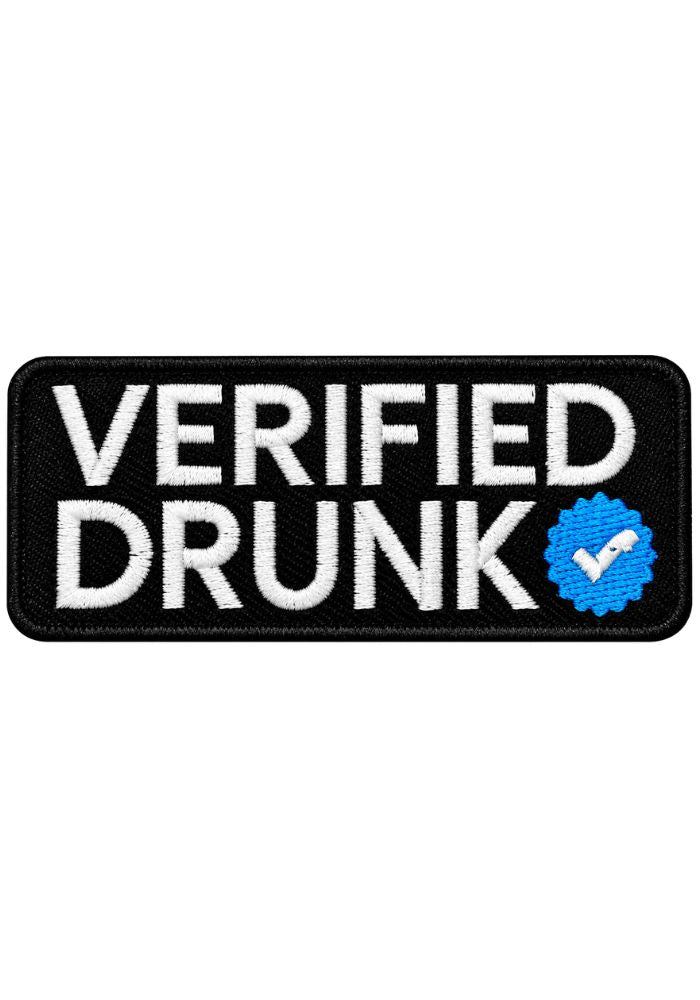 Verified Drunk - Carnavals Embleem -  - Carnavalsjas Store