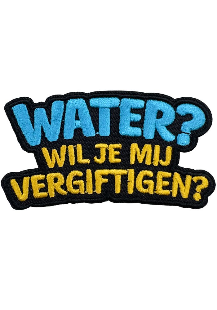 Water? - Carnavals Embleem -  - Carnavalsjas Store