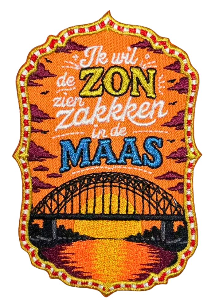 Zon Zien Zakken In De Maas - Carnavals Embleem -  - Carnavalsjas Store