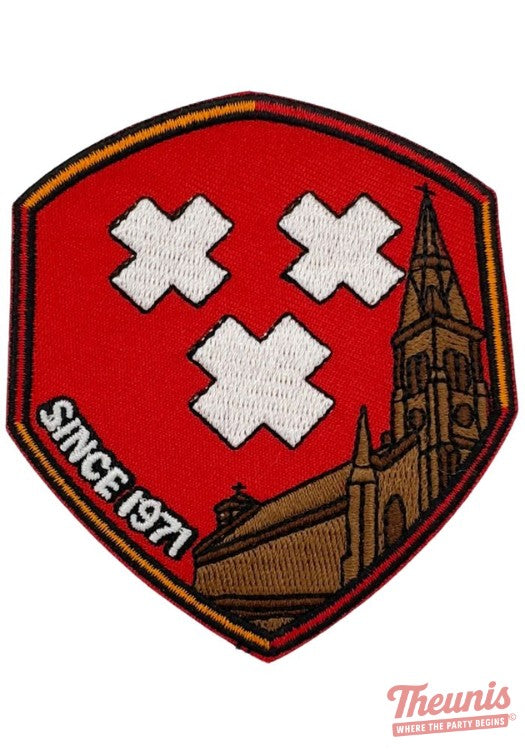 Badge Vlag En Kerk - Kielegat Embleem -  - Carnavalsjas Store