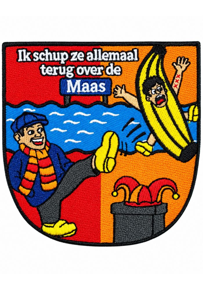 Terug Over De Maas - Kielegat Embleem -  - Carnavalsjas Store