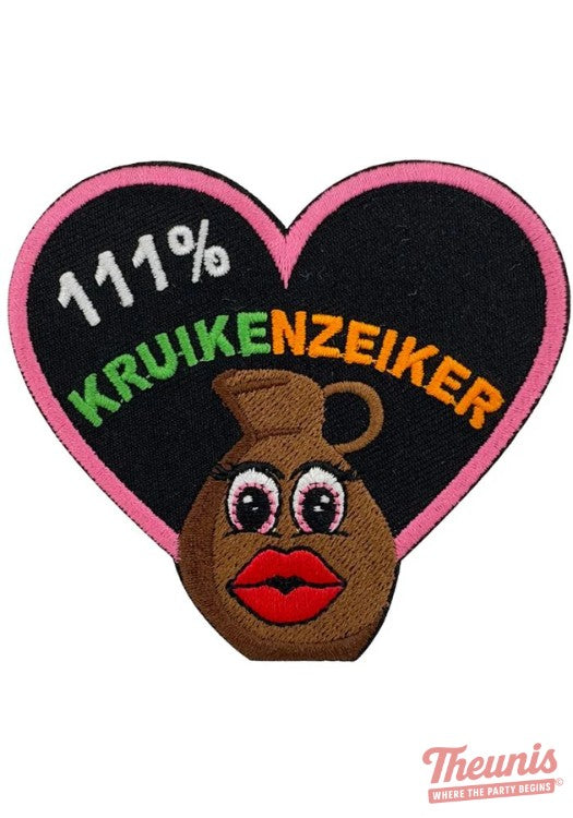 111% Kruikenzeiker Hartje - Kruikenstad Embleem -  - Carnavalsjas Store