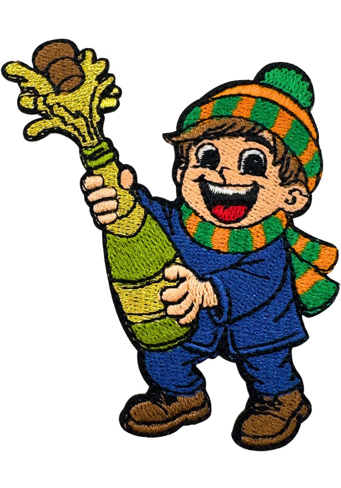 Jongen Met Champagne - Kruikenstad Embleem -  - Carnavalsjas Store