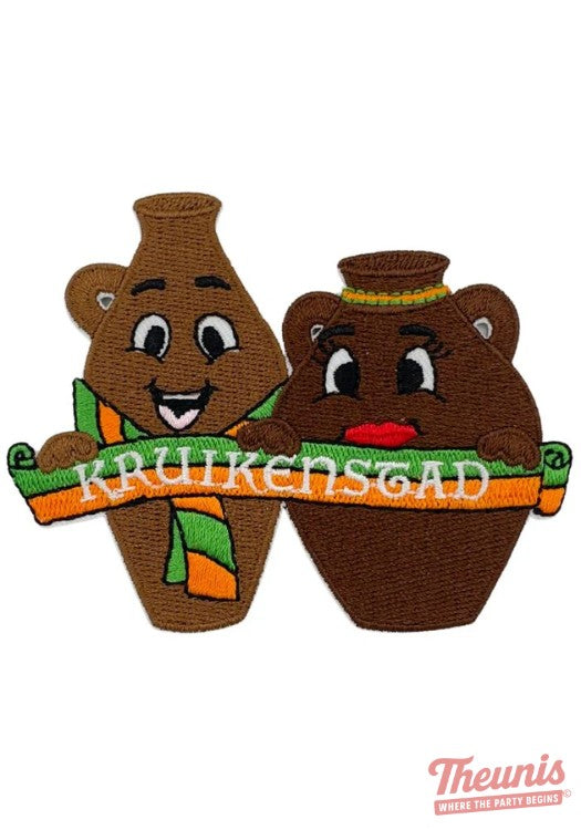 Kruik & Kruikin - Kruikenstad Embleem -  - Carnavalsjas Store