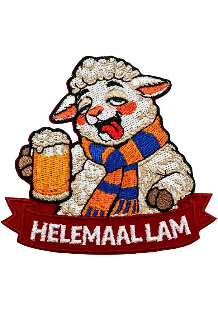 Helemaal Lam - Lampegat Embleem -  - Carnavalsjas Store