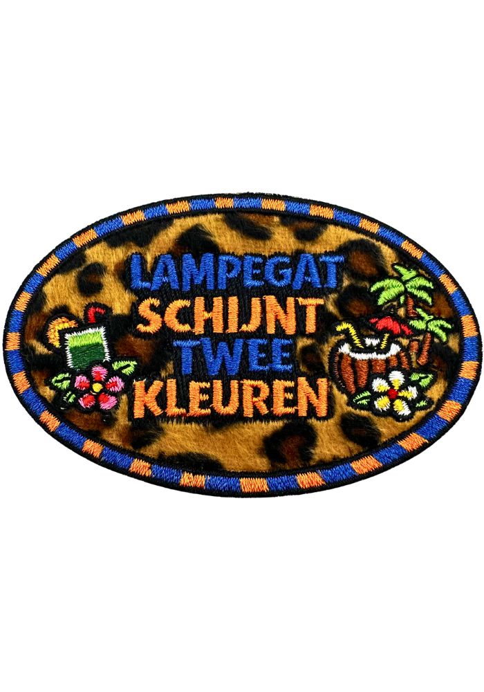 Lampegat Schijnt Twee Kleuren - Lampegat Embleem -  - Carnavalsjas Store