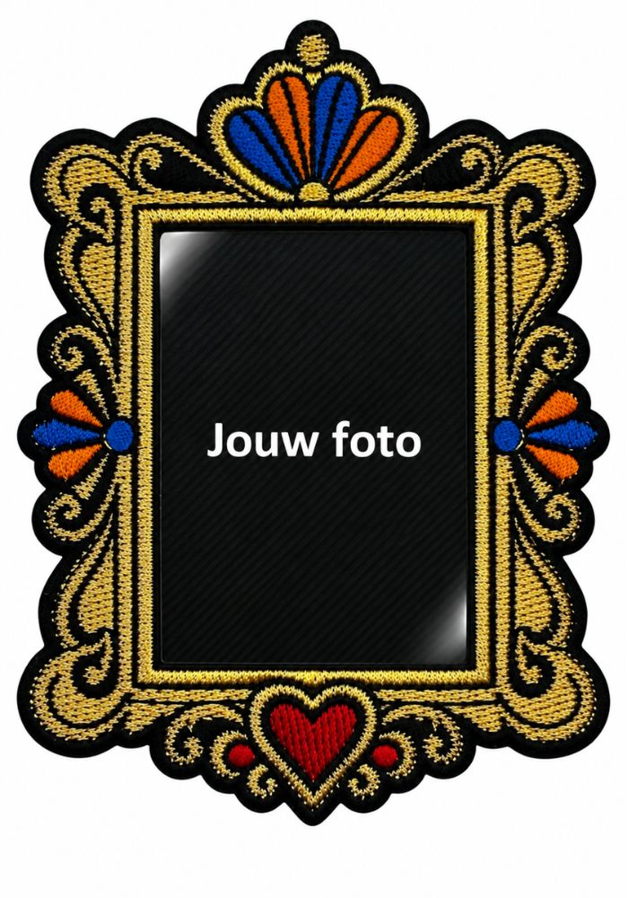 Luxe Fotolijst Goud - Lampegat Embleem -  - Carnavalsjas Store