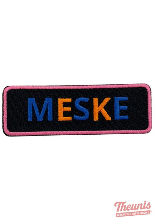 Meske Tekst - Lampegat Embleem -  - Carnavalsjas Store
