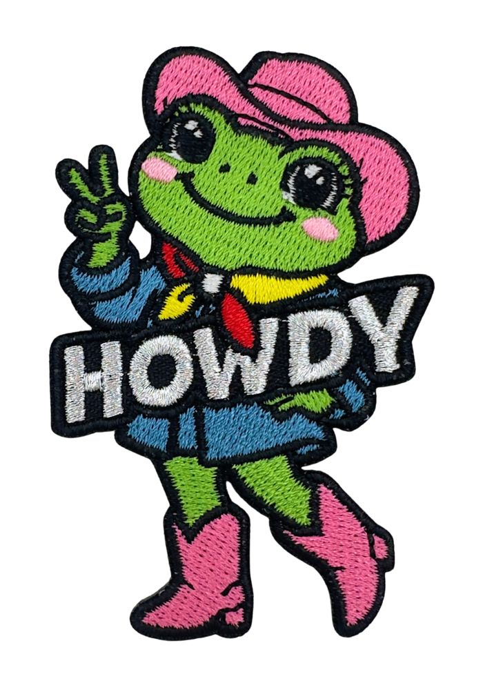 Kikker Cowboy Howdy - Oeteldonk Embleem -  - Carnavalsjas Store