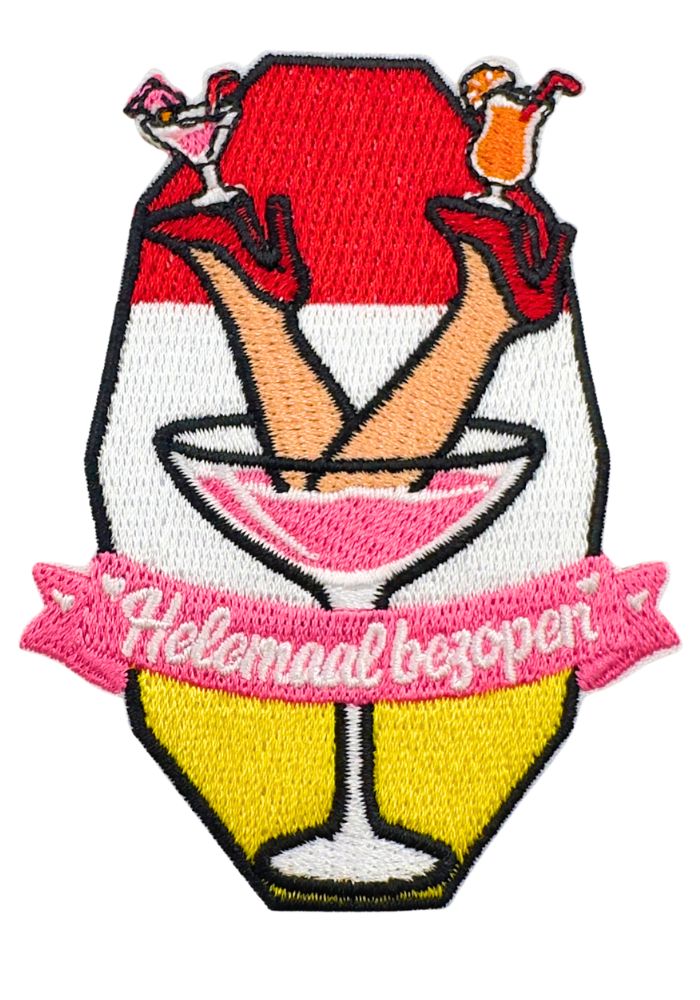 Helemaal Bezopen - Oeteldonk Embleem -  - Carnavalsjas Store