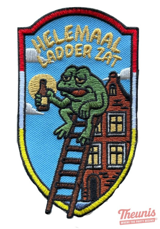 Helemaal Ladder Zat - Oeteldonk Embleem -  - Carnavalsjas Store