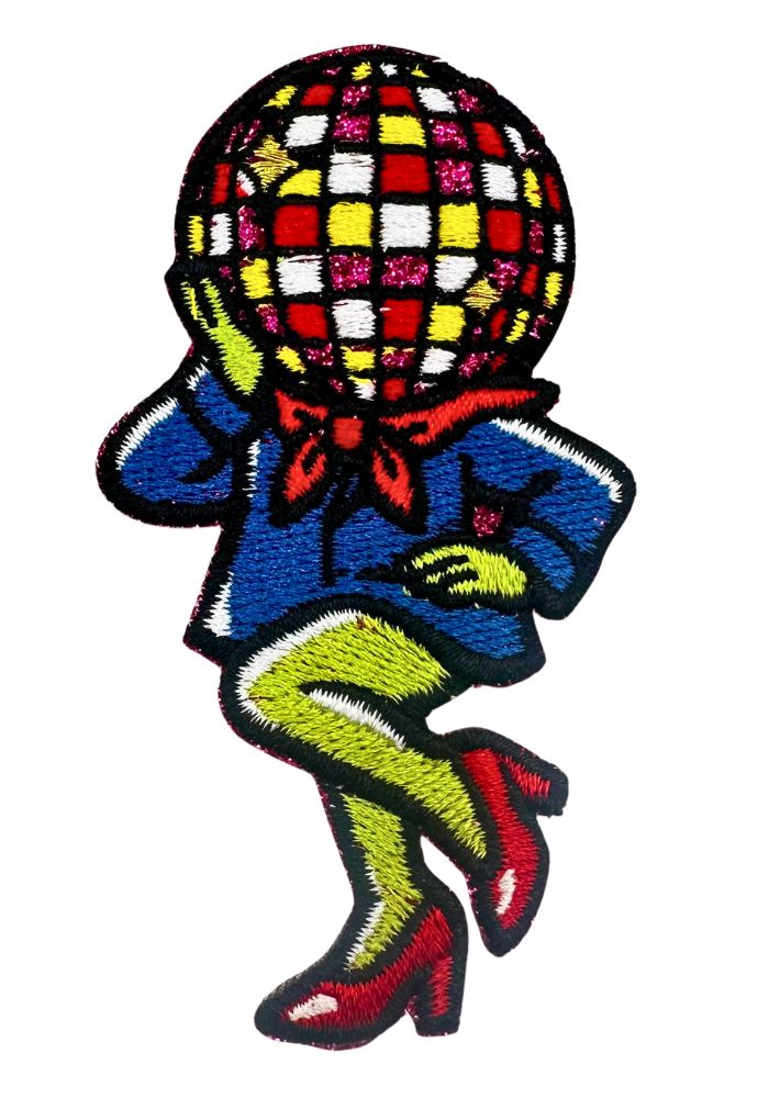 Kikker Met Discobal Hoofd - Oeteldonk Embleem -  - Carnavalsjas Store