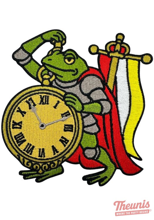 Kikker Ridder Met Klok  - Oeteldonk Embleem -  - Carnavalsjas Store