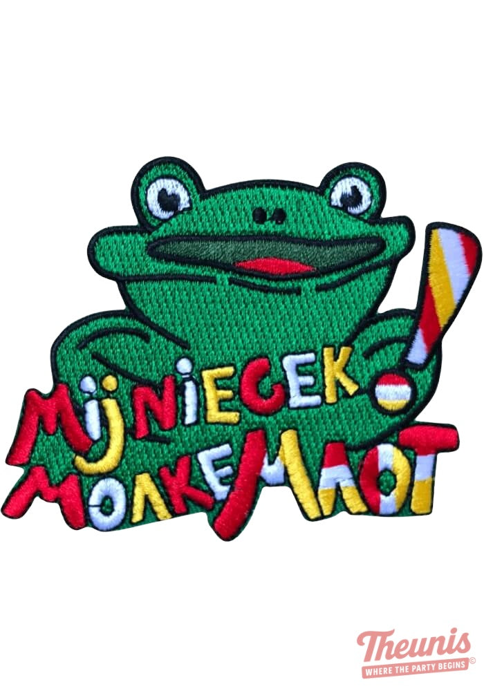 'Mij nie gek moake maot' - Oeteldonk Embleem -  - Carnavalsjas Store