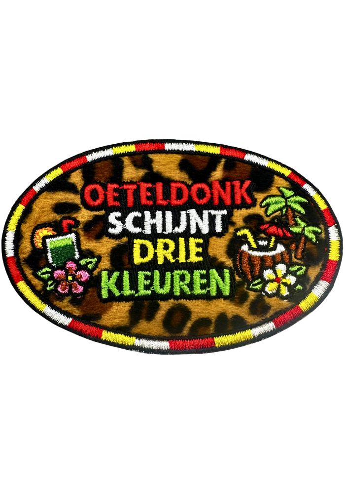 Oeteldonk Schijnt Drie kleuren - Oeteldonk Embleem -  - Carnavalsjas Store